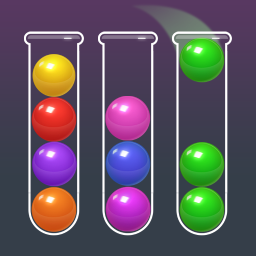Bubble Sort Color Puzzle Game